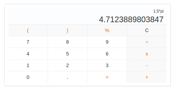 Calculator Answer Box
