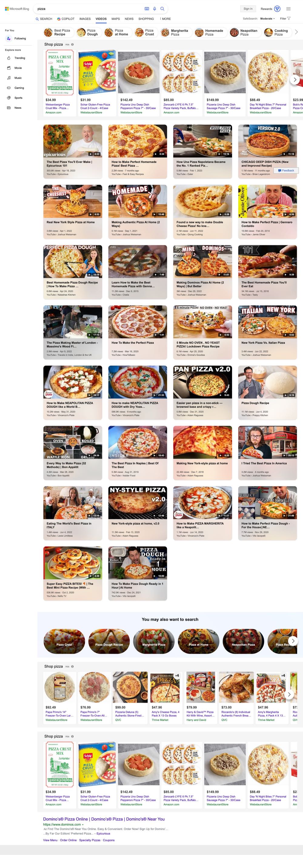 Results for: pizza