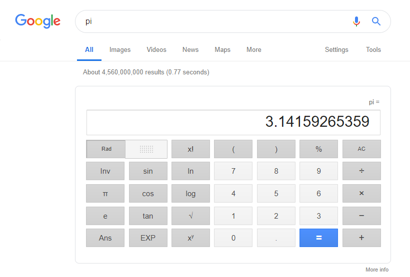 Calculator Answer Box