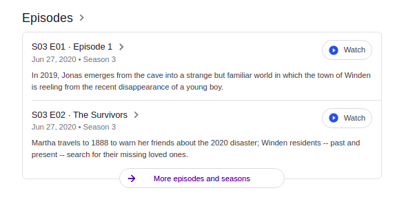 Results for: Episodes