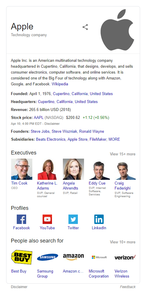 Results for: Apple