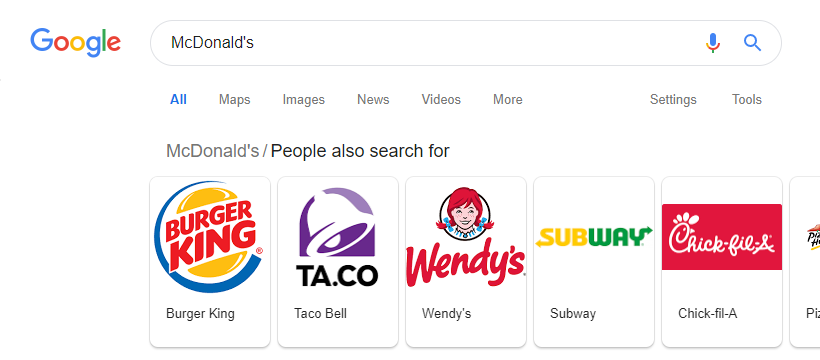 Top Carousel results for: People also search for