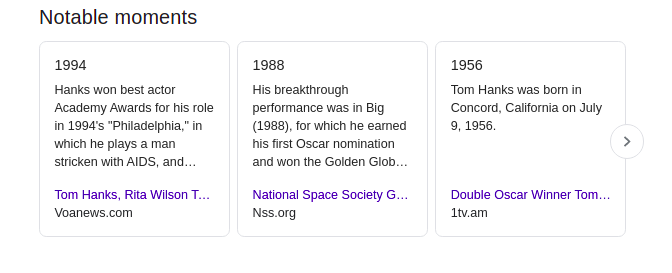 Results for: Notable Moments