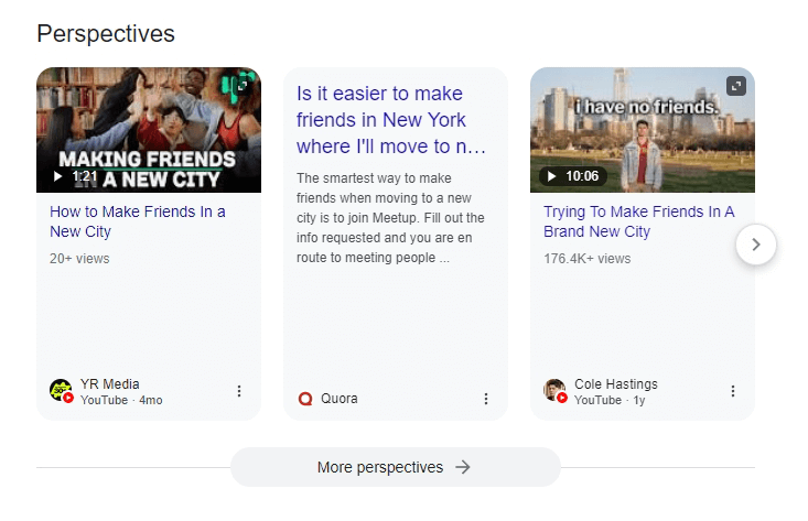 Results for: how to make friends in a new city