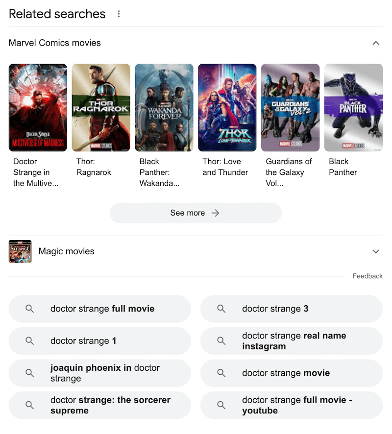 Related Searches with items results for Doctor Strange