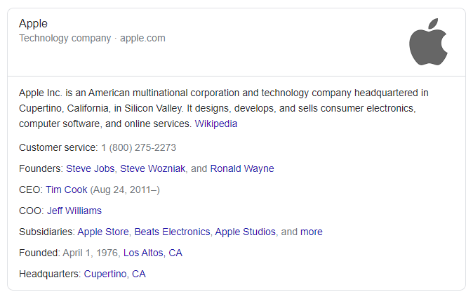 Results for: Apple