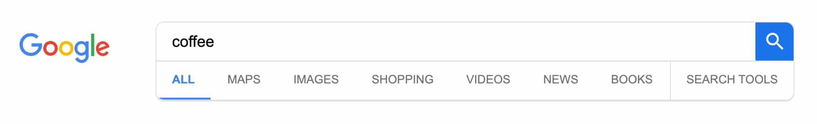 Results for exact spelling: Regular Google search results page without query corrections