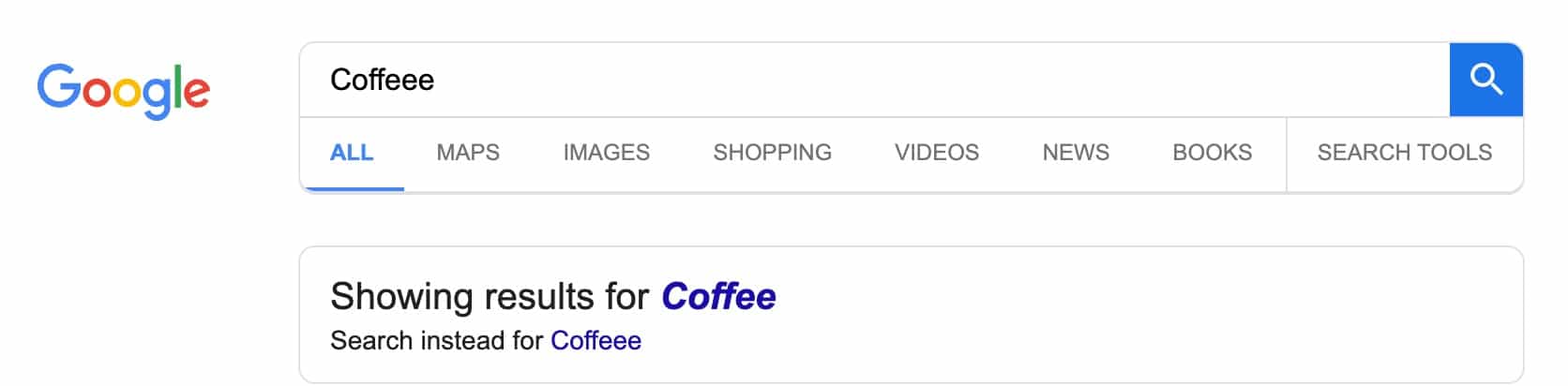Results for: Coffeee