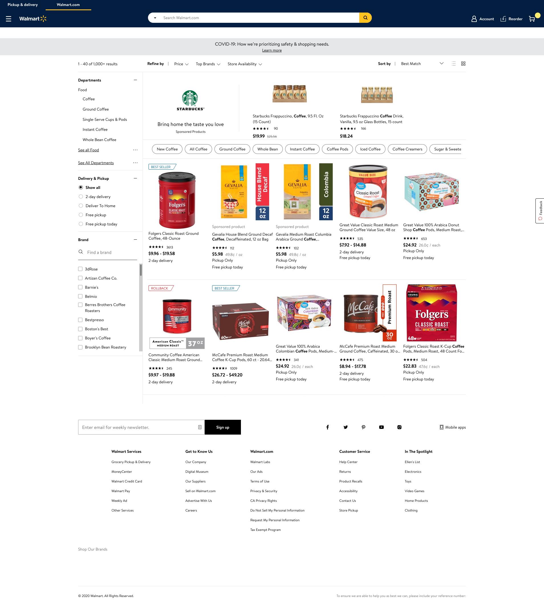 Example results for query: Coffee