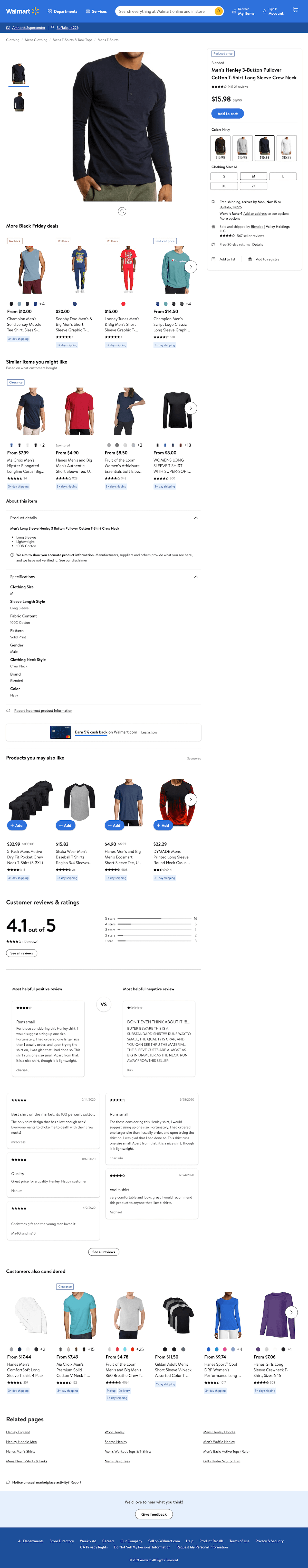 Product result overview