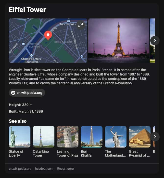 Results for: Paris